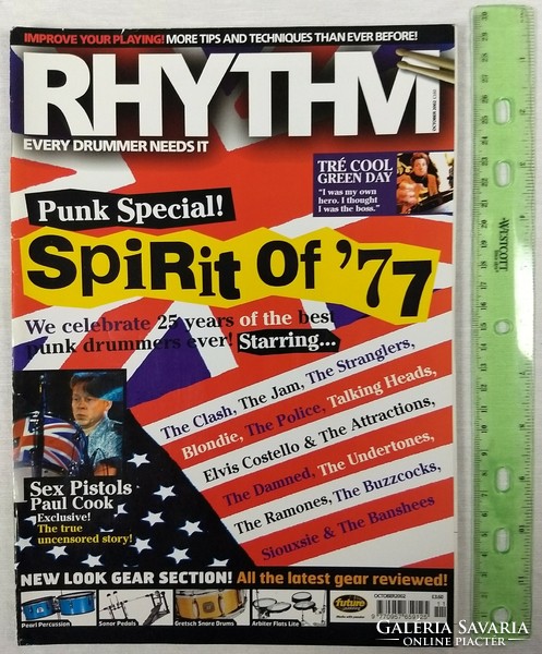 Rhythm magazine 02/10 punk special paul cook dave mcclain tré cool bob armstrong