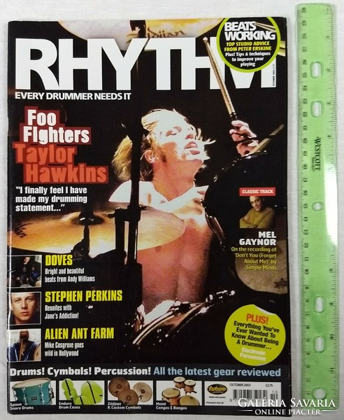 Rhythm magazin 03/10 Foo Fighters Doves Perkins Alien Ant Farm Gaynor