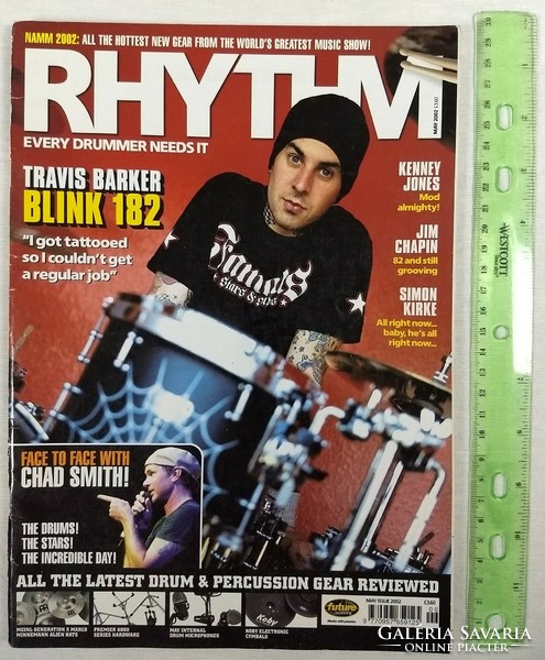 Rhythm magazin 02/5 Blink 182 Chad Smith Kenney Jones Jim Chapin Simon Kirke