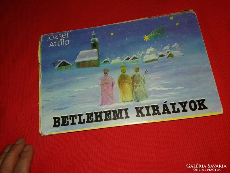 An old poetry book not only for children - Attila József: Kings of Bethlehem according to pictures
