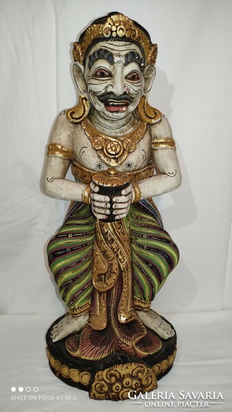 Carved wooden statue figure large size 50 cm Bali Indonesian East