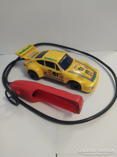 Old plastic toy car