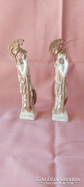 Polyresin sculptures in pairs are 14 cm high