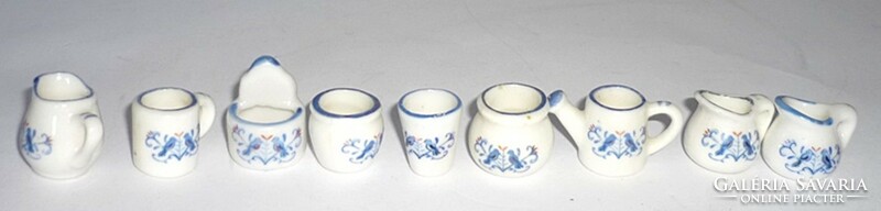 Baby house porcelain products, jugs, salt shakers, glasses