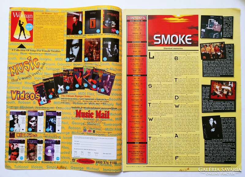 Making Music magazin 97/3 Bush Jools Holland David Bowie Bob Marley