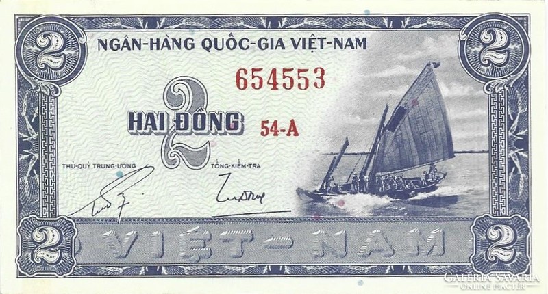 2 dong 1955 Dél Vietnám UNC