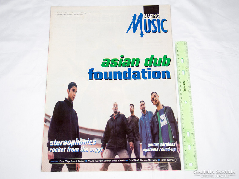 Making music magazine 98/11 asian dub foundation stereophonics rocket ft crypt levellers