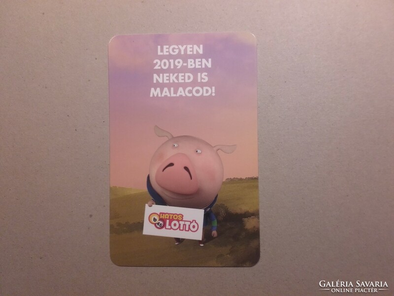Hungary, card calendar vi- 2019
