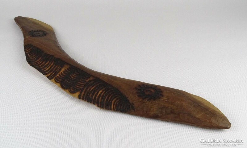 1O800 Eredeti faragott nagyméretű ausztrál bumeráng boomerang 50.5 cm