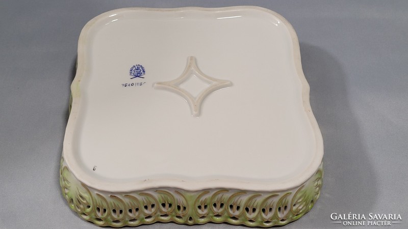 Openwork tray, basket with Victoria pattern from Herend