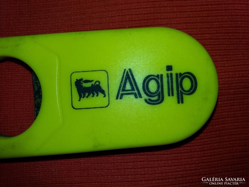 Retro agip gas station bottle opener bottle opener / sealer 10 cm according to the pictures