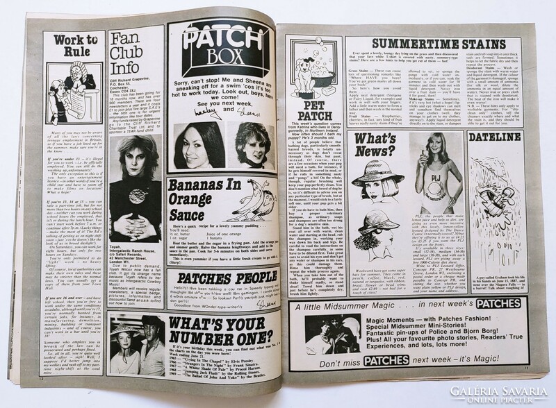 Patches magazine 80/6/21 mark hamill (star wars) + undertones posters phil daniels rita ray