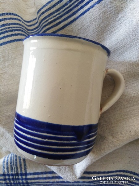 Mázas kerámia csésze - kézműves