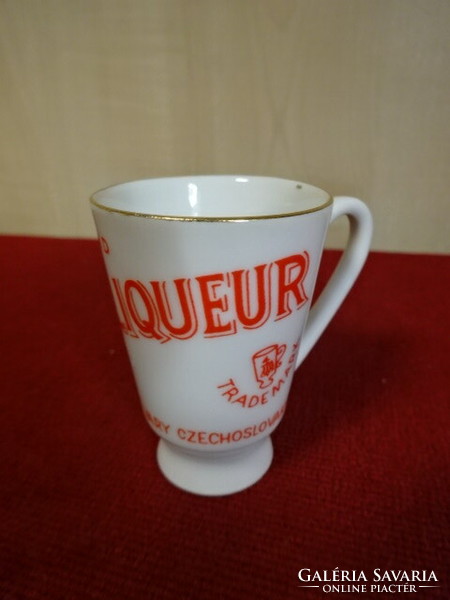 Becher Czechoslovakian liqueur cup, height 5.8 cm. Jokai.