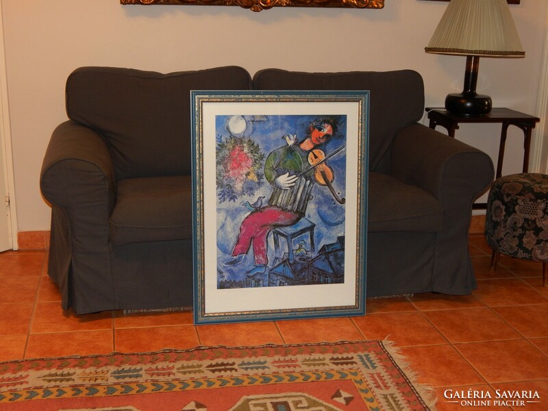 Nice frame for a 60X80 cm picture with Marc Chagall print 60 x 80 80x60