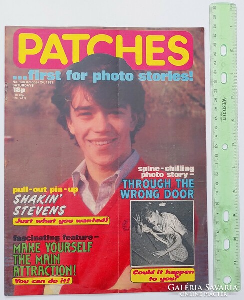 Patches magazine 81/10/24 shakin' stevens poster duran duran classix nouveaux