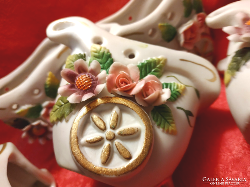 6 Pcs. Porcelain ornament, small bowl
