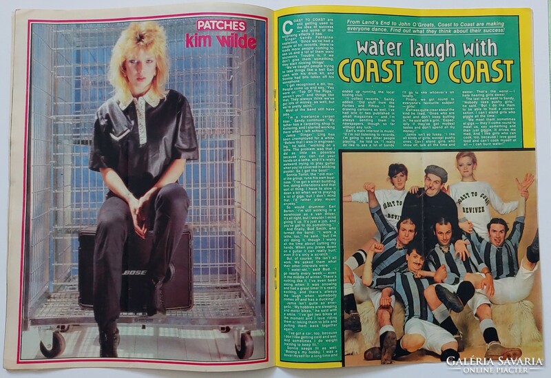 Patches magazin 81/10/10 Kim Wilde poszter Coast to Coast Boomtown Rats