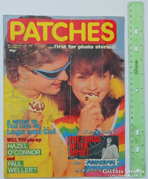 Patches magazin 81/8/22 Paul Weller + Hazel O'Connor poszter