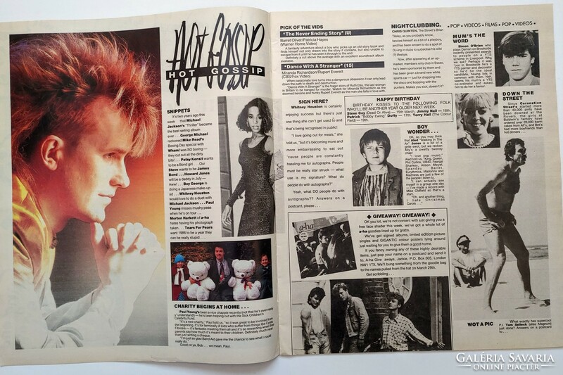 Jackie magazin 86/3/15 Nik Kershaw John Taylor Duran Duran Magne Furuholmen A-ha
