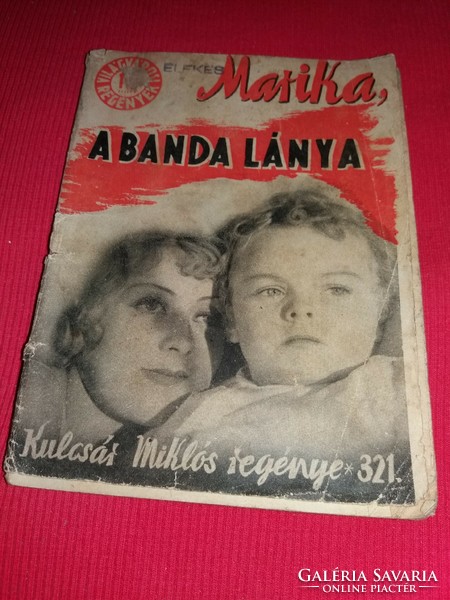 1936 Kulcsár Miklós Marika, a banda lánya (Világvárosi regények 321.) kpek szerint