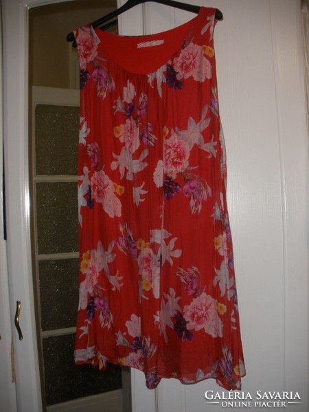 Silk dress, red Italy