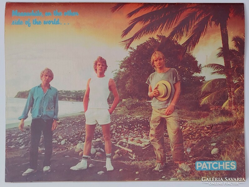 Patches magazin 81/12/26 The Police + David Essex poszterek Adam Ant