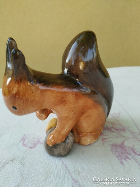 Ceramic squirrel for sale! Ceramic sculpture for sale! 12 Cm