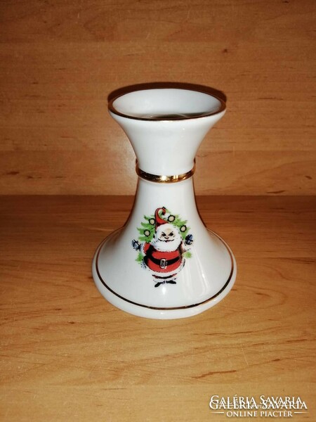 Apulum porcelán karácsonyi  gyertyatartó 10 cm (23/d)