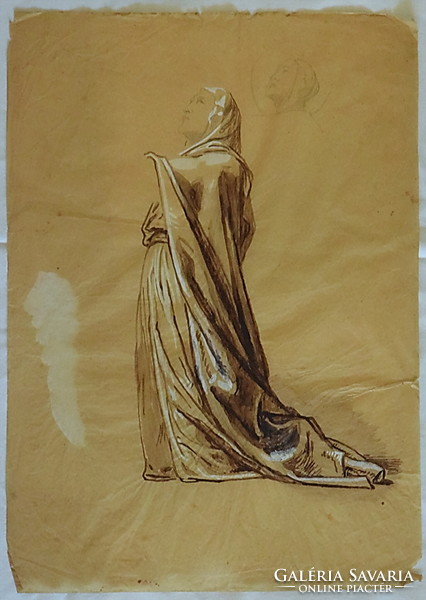 Székely Beralan(1835-1910)  vázlat