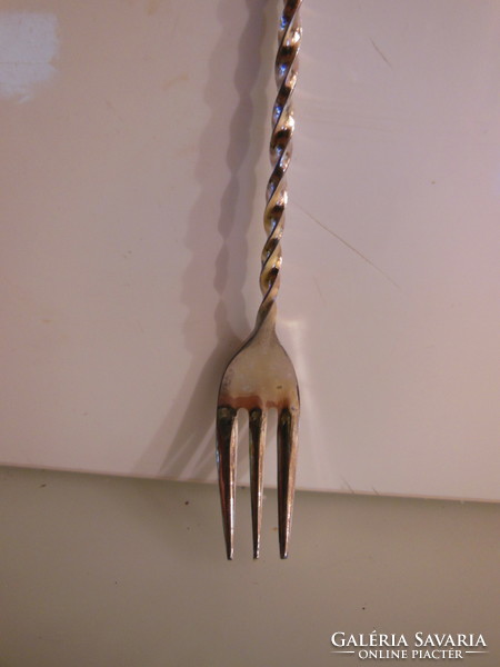 Cutlery - silver plated - new - fork - 12 x 1.5 cm - solid - Austrian - flawless