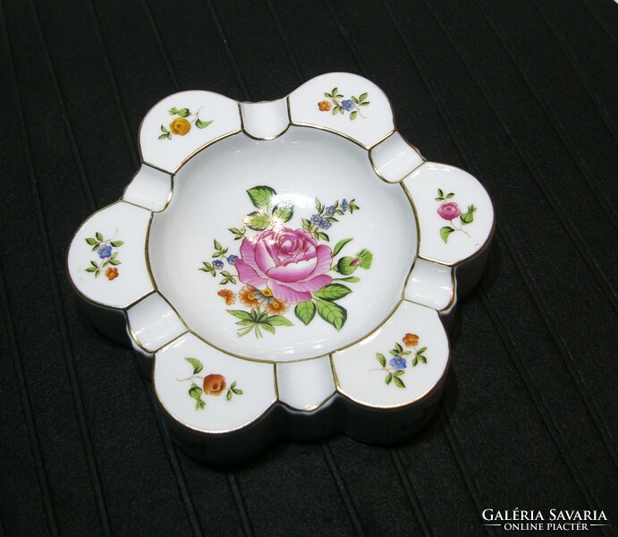 Herend Viennese rose pattern ashtray