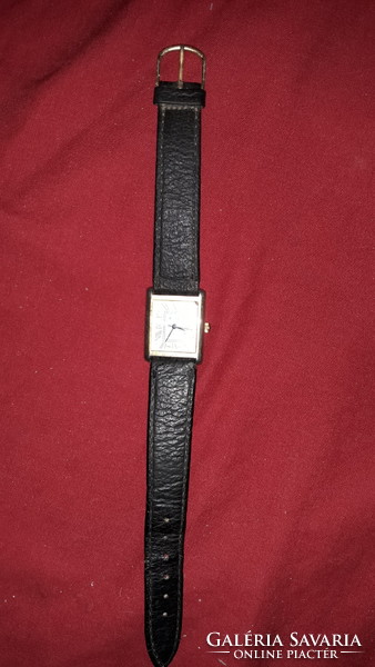 Old Suizo - Japan - women's quartz wristwatch with wild new battery, working condition, leather strap, according to the pictures