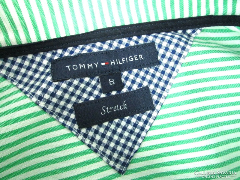 Original tommy hilfiger stretch (s) elegant long-sleeved women's elastic shirt