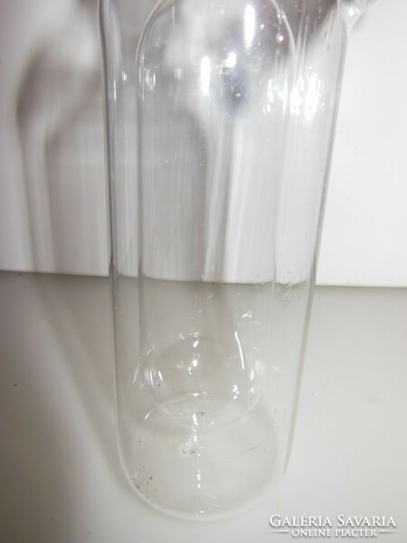 Palck - double-walled glass - 17 x 7 x 5 cm - old - Austrian - flawless