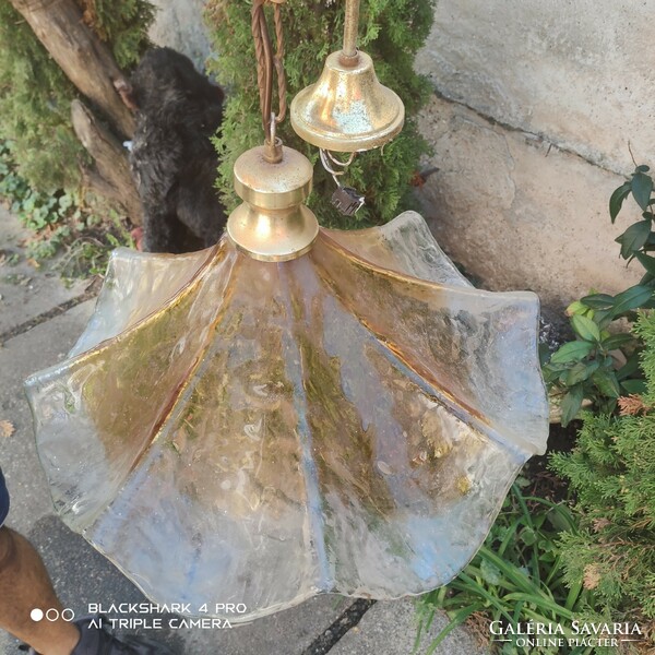 Beautiful old glass chandelier
