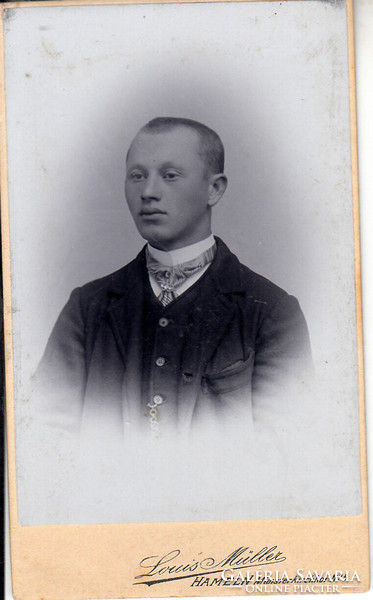 Hardback photo, cabinet portrait, Hameln, Germany