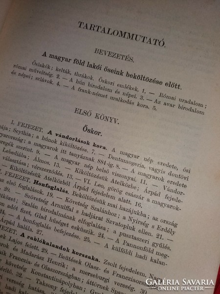 1887. Horváth Mihály :A magyarok története rövid előadásban könyv képek szerint FRANKLIN