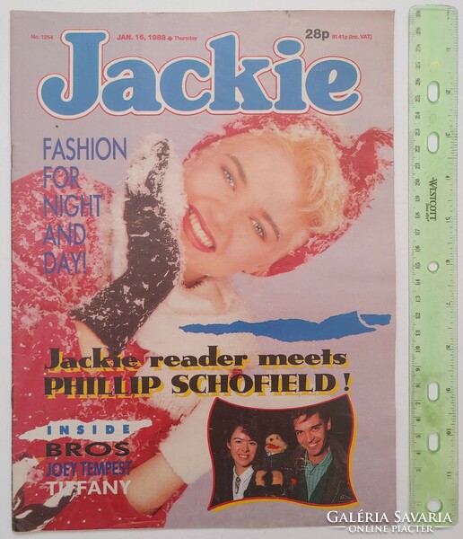Jackie magazin 88/1/16 Bros Tiffany Phillip Schofield Joey Tempest Europe