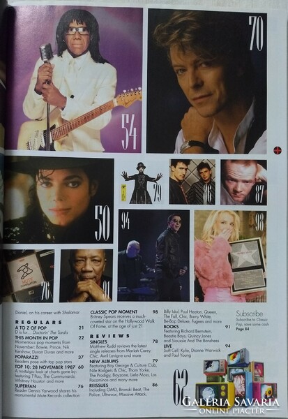 Classic pop magazine 18/11 spandau ballet yazoo stone roses michael jackson nile rodgers bowie soft c