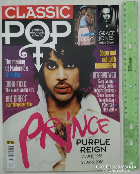 Classic Pop magazin 16/6 Prince Madonna Bananarama John Foxx Dexys Ben Watt A-ha Adele Barlow