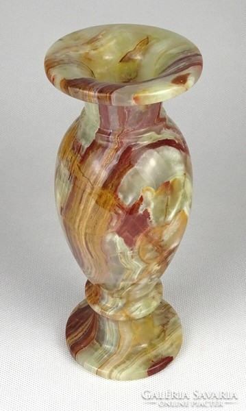 1O830 Gyönyörű nagyméretű márvány váza 20 cm