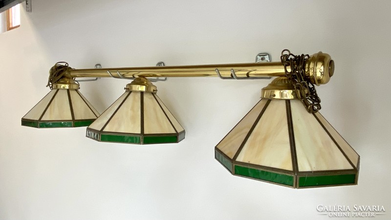 Billiard lamp with three lamps