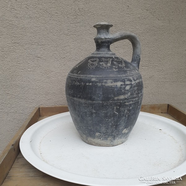 Old folk pottery jug from Mohács