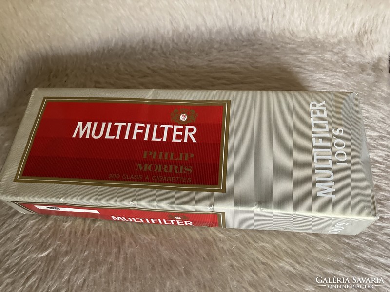 Multifilter cigaretta, retro, bontatlan “karton”, azaz 10 doboz, gyűjtőknek, kb 30-40 éves