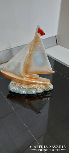 Porcelain retro boat