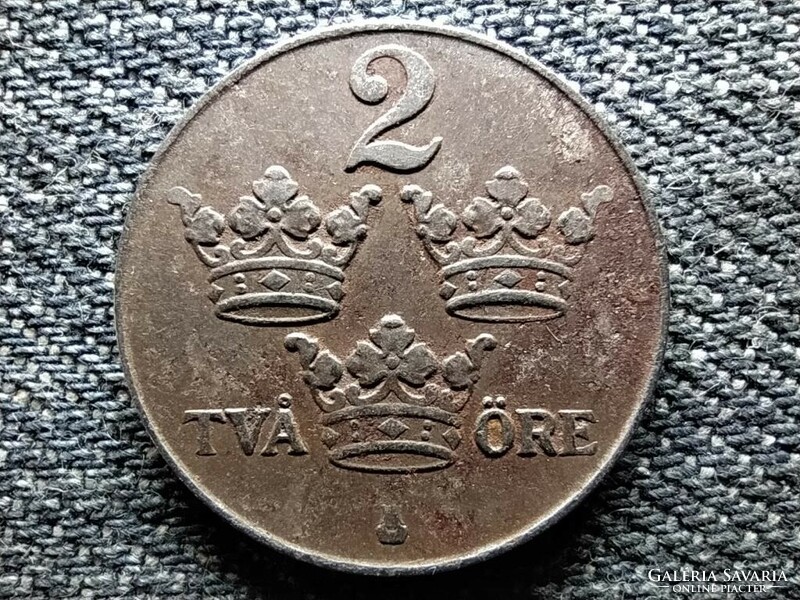 Sweden v. Gusztáv (1907-1950) 2 coins 1942 (id49096)