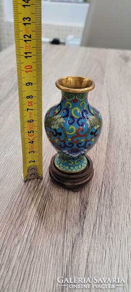 Mini Foo Réz Váza.9,5cm.