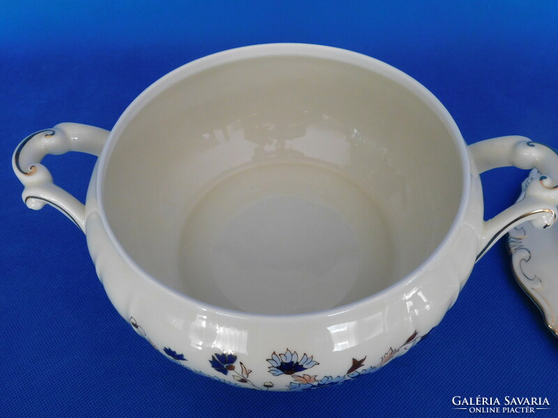 Zsolnay wheat flower mith soup bowl