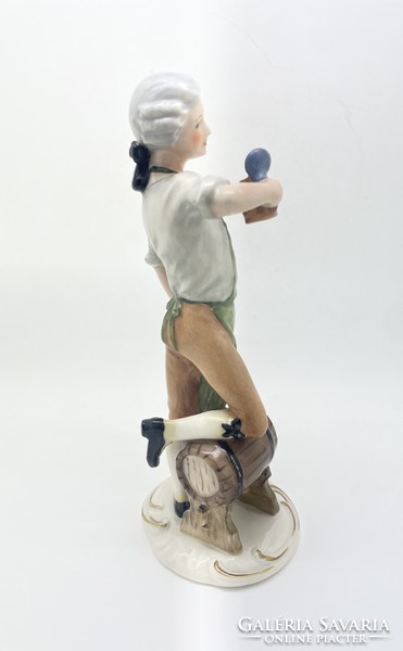 Goebel sörfőző sörivó porcelán figura FR29 TMK4 TMK1 19cm Bochmann